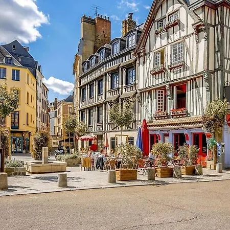 Apartment St Sever-place Parking Privee Fermer- Cosy-centre Rouen-wifi-3pers *