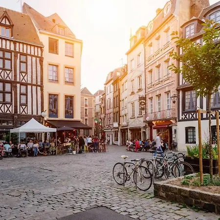 St Sever-place Parking Privee Fermer- Cosy-centre Rouen-wifi-3pers * Rouen