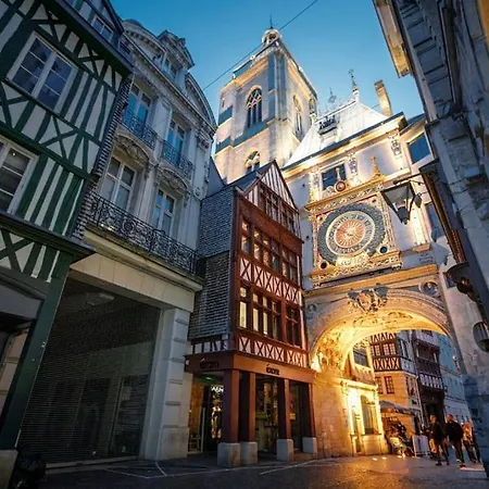 Apartment St Sever-place Parking Privee Fermer- Cosy-centre Rouen-wifi-3pers *